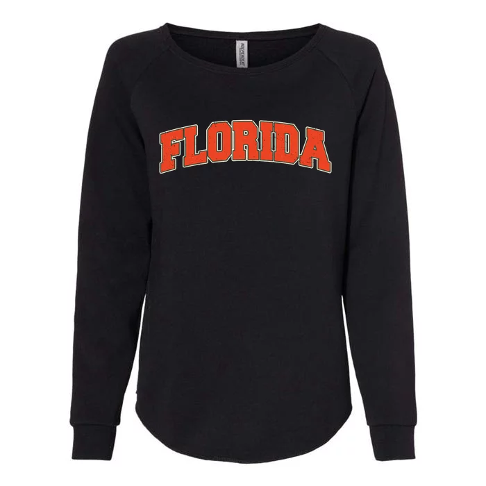 Florida State Sports Logo Womens California Wash Sweatshirt