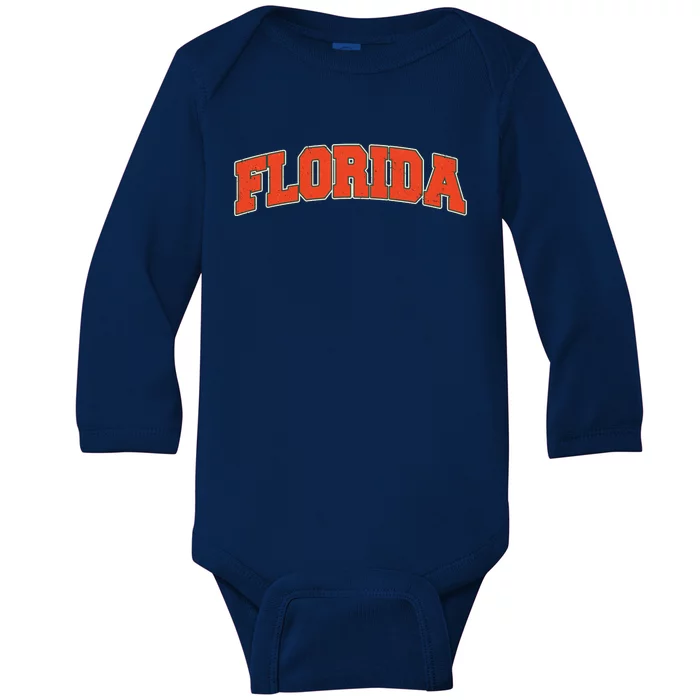 Florida State Sports Logo Baby Long Sleeve Bodysuit