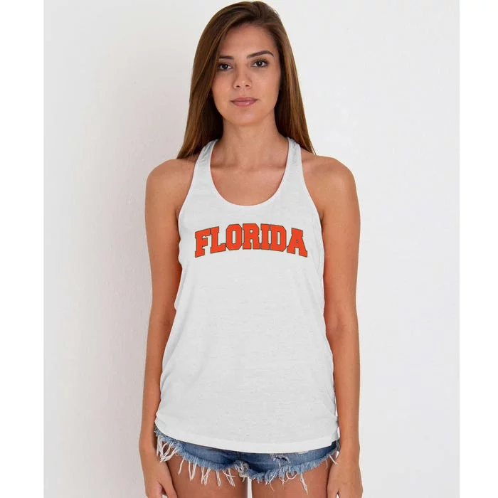 Florida State Sports Logo Women's Knotted Racerback Tank