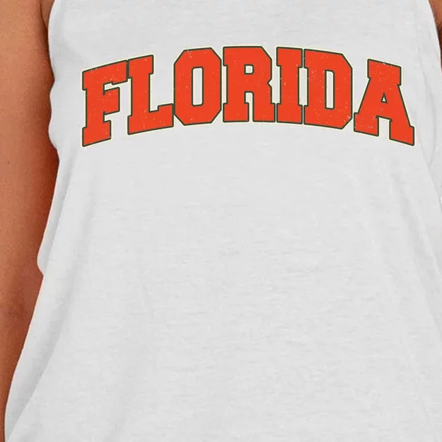 Florida State Sports Logo Women's Knotted Racerback Tank