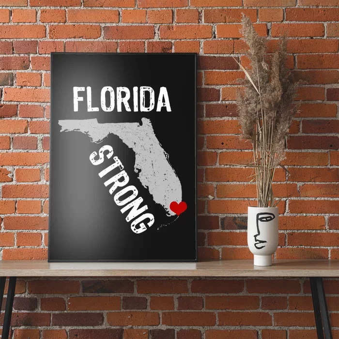 Florida Strong Support For Miami Distressed State Poster