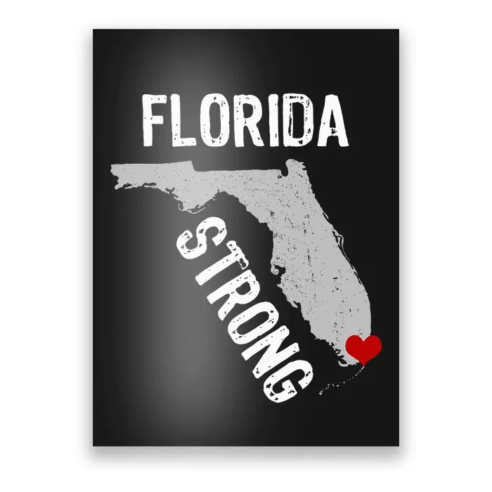 Florida Strong Support For Miami Distressed State Poster