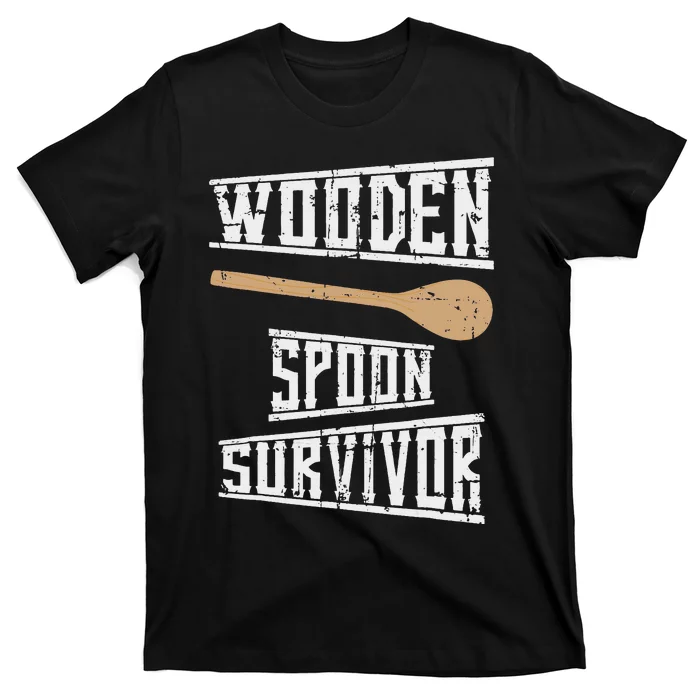 Funny Spoon Survivor For Winner I Survived The Wooden Spoon T-Shirt