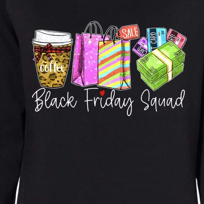 Friday Shopping Squad Christmas Black Shopping Family Group Gift Womens California Wash Sweatshirt