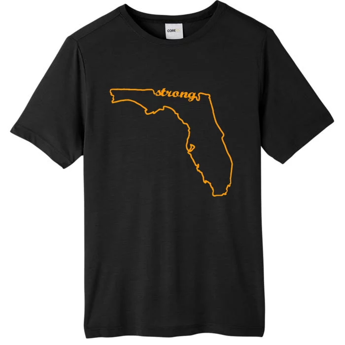 Florida Strong State Outline Florida Strong ChromaSoft Performance T-Shirt