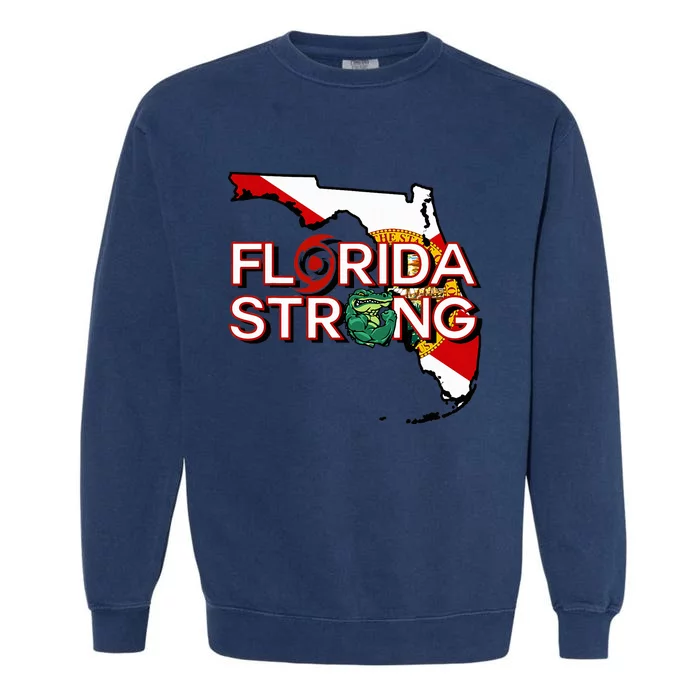 Florida Strong Support Gator Strong Florida Strong Community Garment-Dyed Sweatshirt