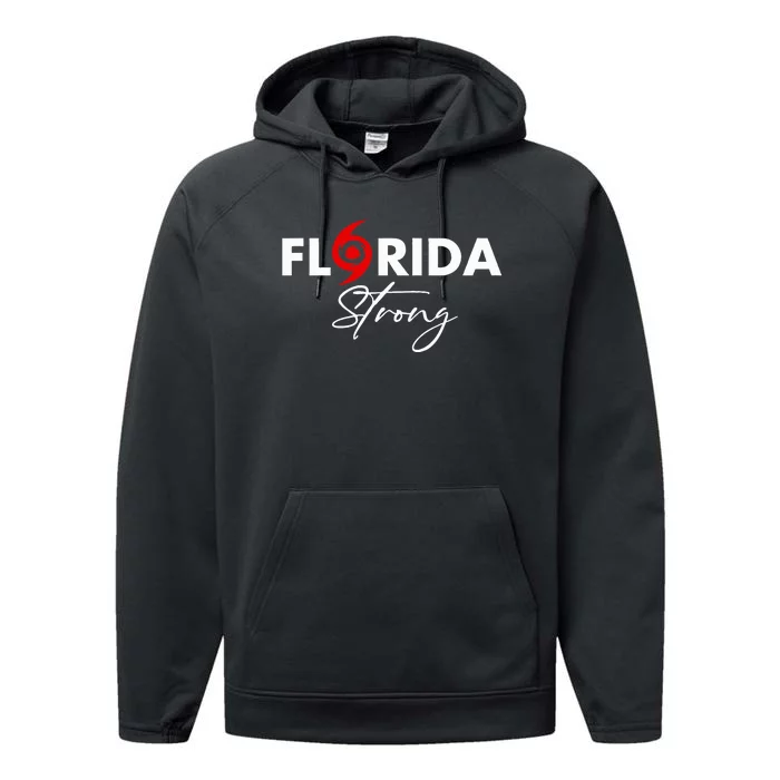 Florida Strong Support Pray For Florida Strong Community Performance Fleece Hoodie