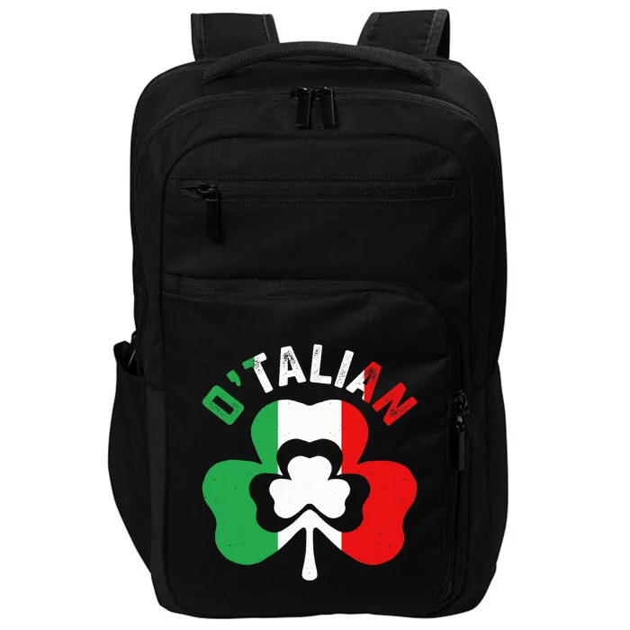 Funny St Saint Patricks Day Irish Italian O'talian Impact Tech Backpack