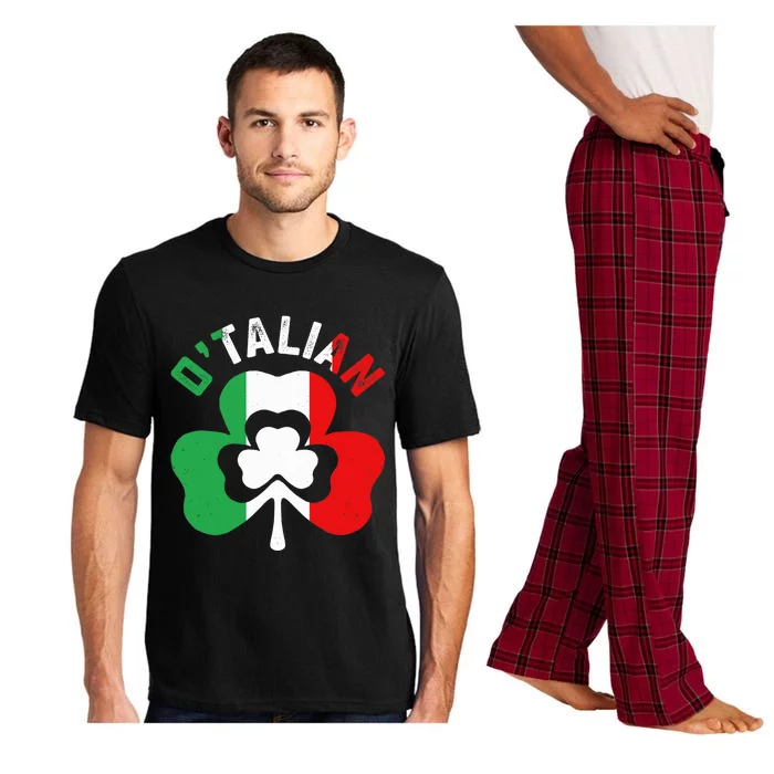 Funny St Saint Patricks Day Irish Italian O'talian Pajama Set