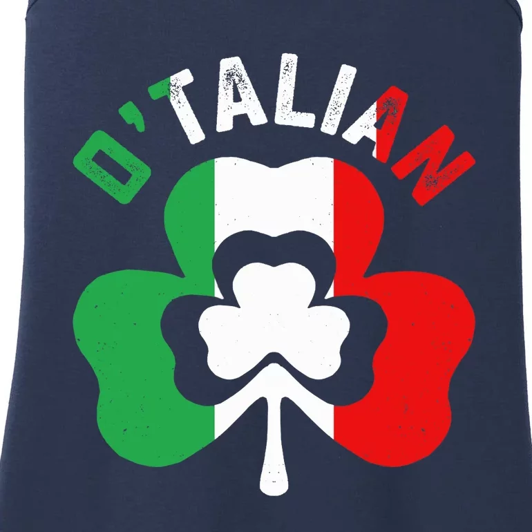 Funny St Saint Patricks Day Irish Italian O'talian Ladies Essential Tank