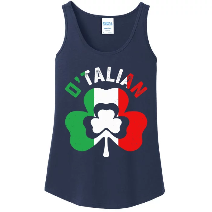 Funny St Saint Patricks Day Irish Italian O'talian Ladies Essential Tank