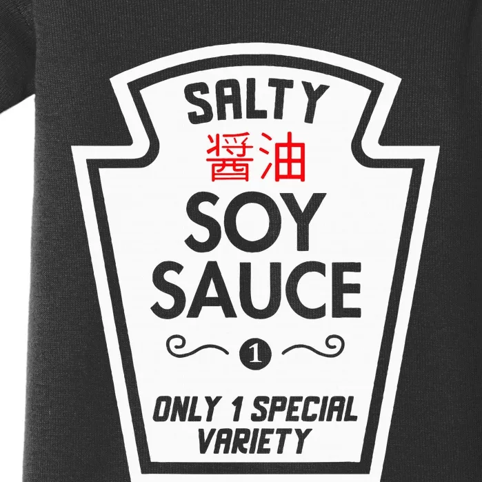 Funny Soy Sauce Group Condiments Halloween Costume Matching Baby Bodysuit