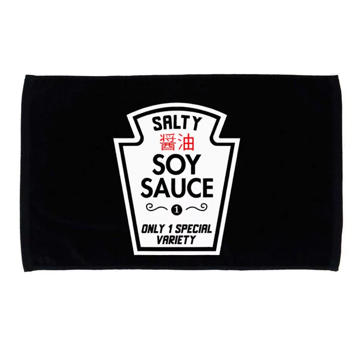 Funny Soy Sauce Group Condiments Halloween Costume Matching Microfiber Hand Towel