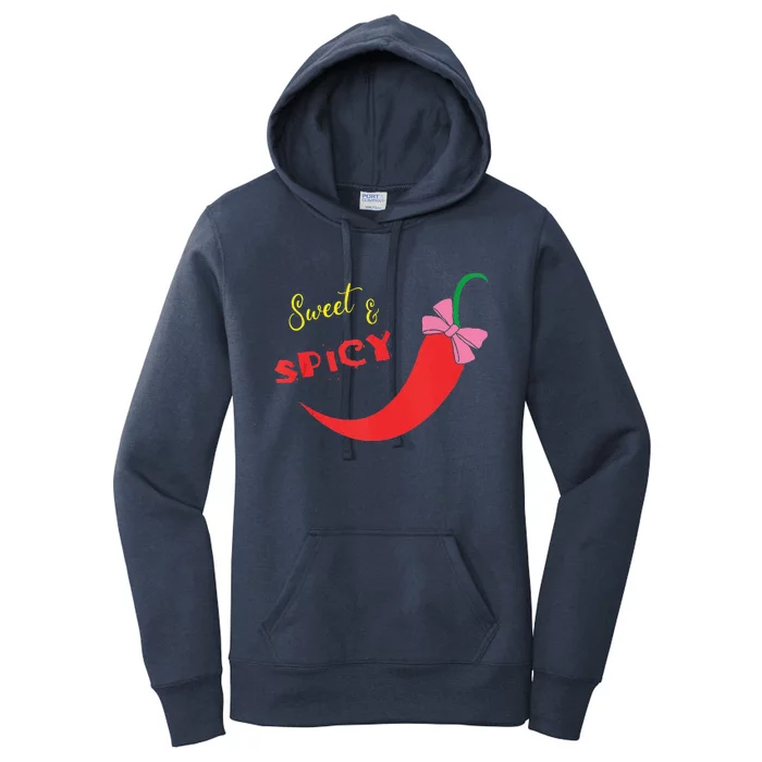 Funny Sweet & Spicy WomenScinco De Mayo Spicy Chilli Women's Pullover Hoodie