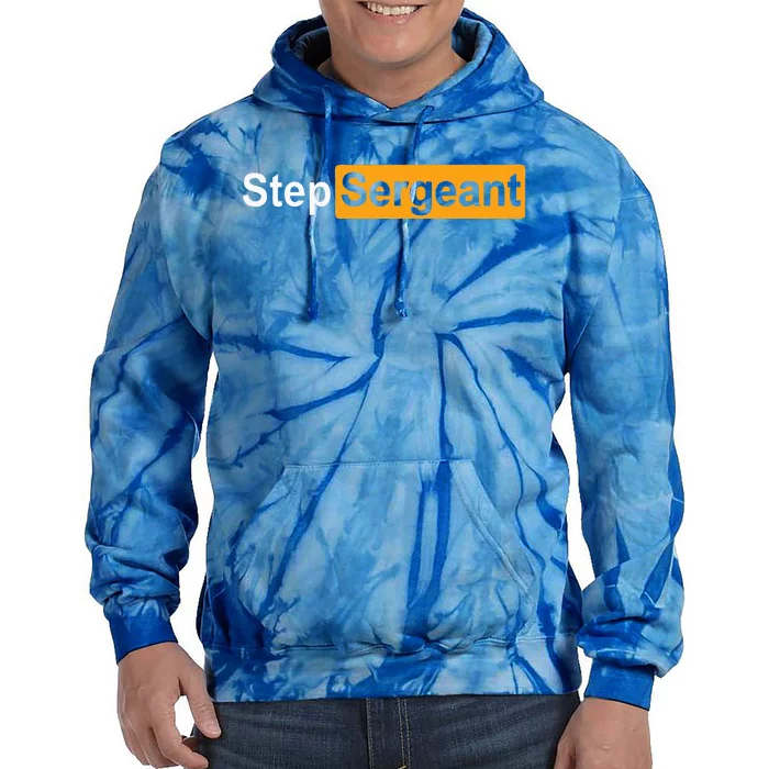 Funny Step Sergeant Tie Dye Hoodie