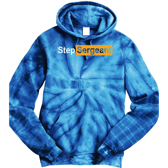 Funny Step Sergeant Tie Dye Hoodie