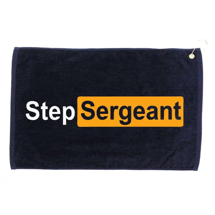 Funny Step Sergeant Grommeted Golf Towel