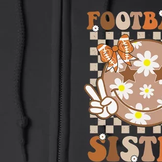 Football Sister Sport Lover Gift Full Zip Hoodie