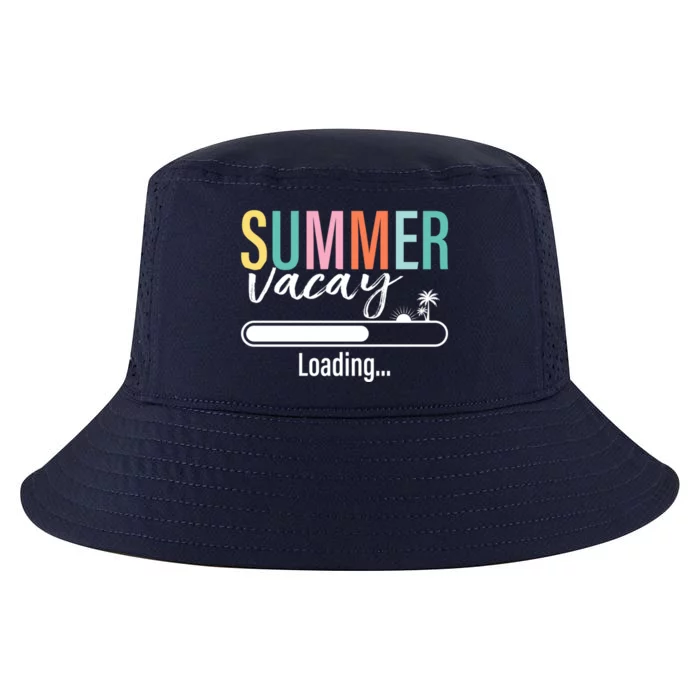 Funny Sarcastic Summer Vacay Loading Teacher Appreciation Gift Cool Comfort Performance Bucket Hat