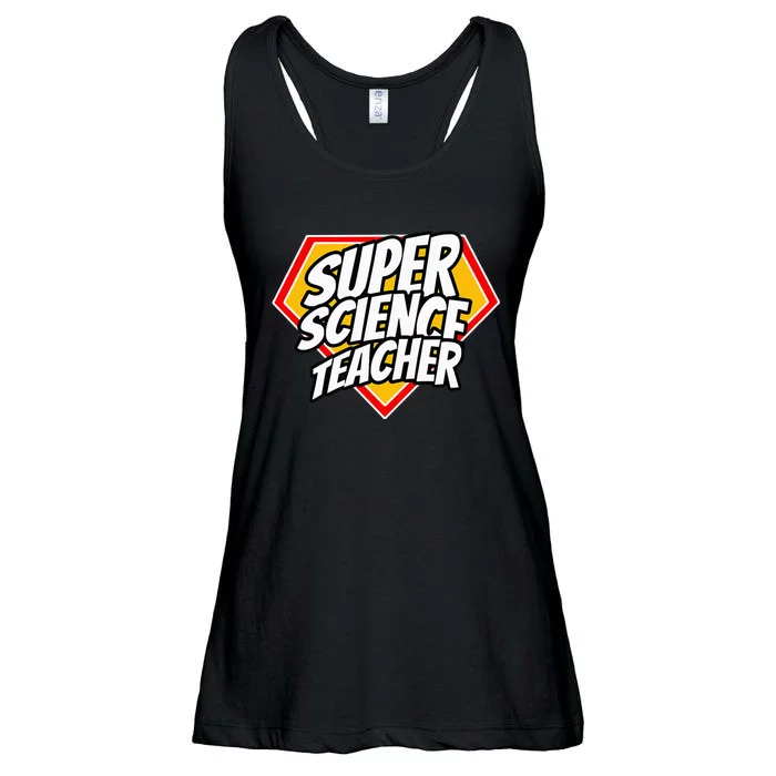 Funny Super Science Teacher Superhero Teacher Ladies Essential Flowy Tank