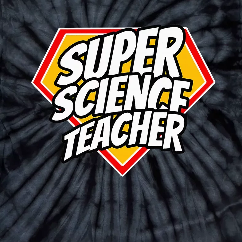 Funny Super Science Teacher Superhero Teacher Tie-Dye T-Shirt