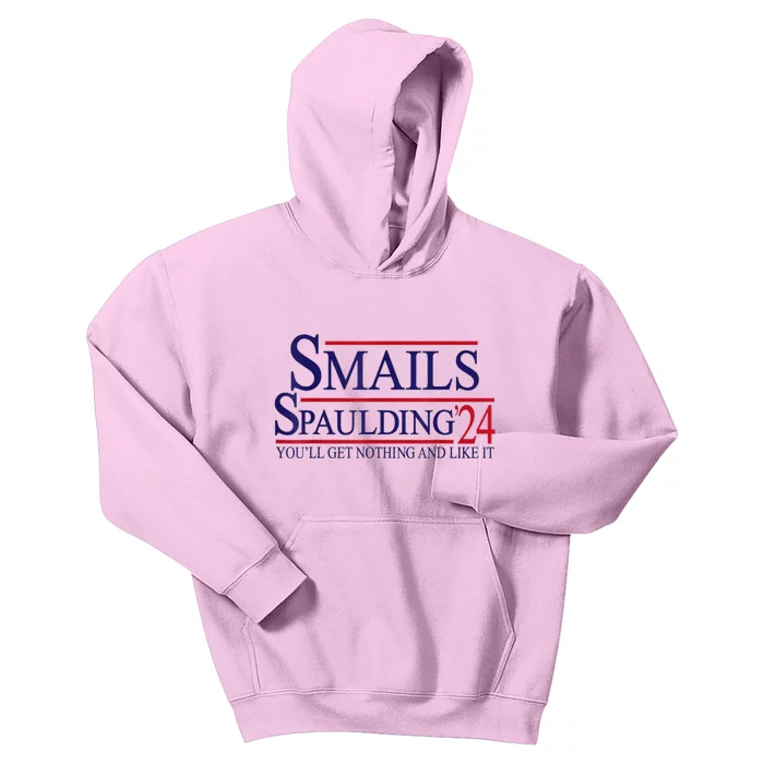 Funny Smails Spaulding24 YouLl Get Nothing And Like It Kids Hoodie