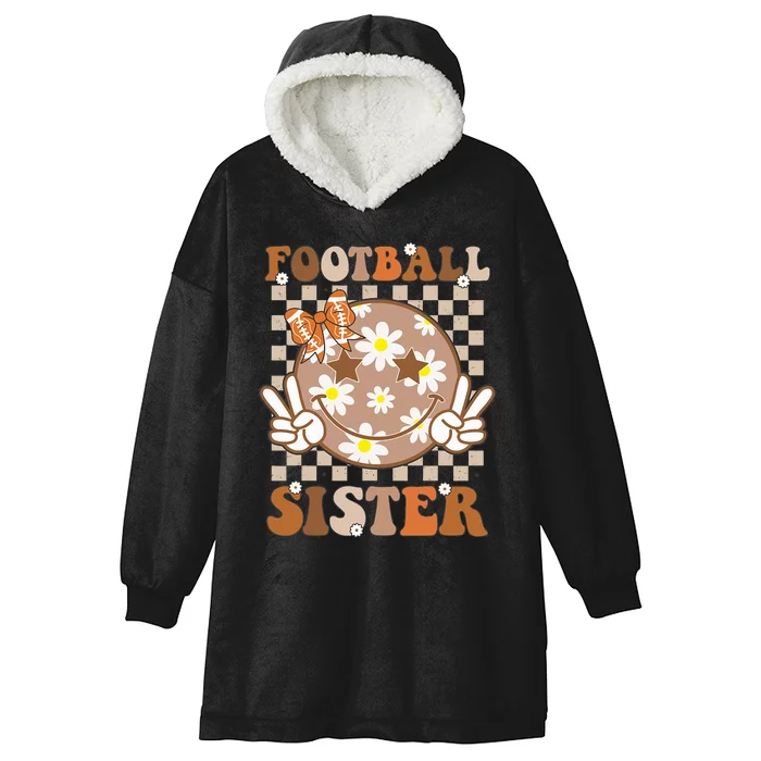 Football Sister Sport Lover Hooded Wearable Blanket