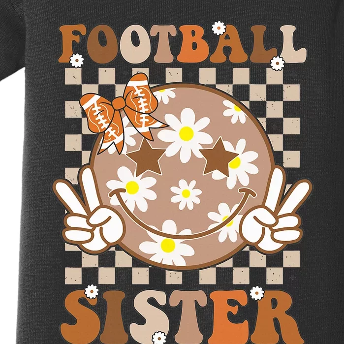 Football Sister Sport Lover Baby Bodysuit