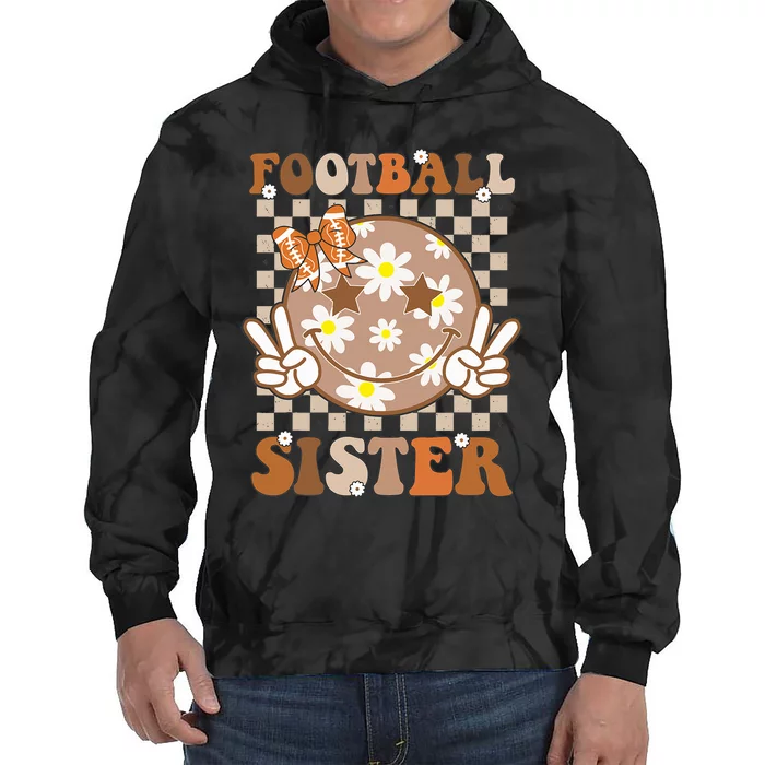 Football Sister Sport Lover Tie Dye Hoodie