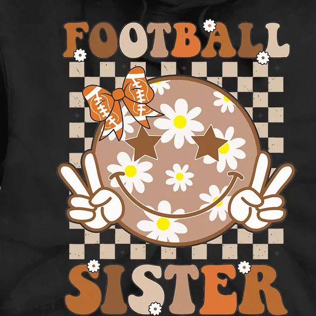 Football Sister Sport Lover Tie Dye Hoodie