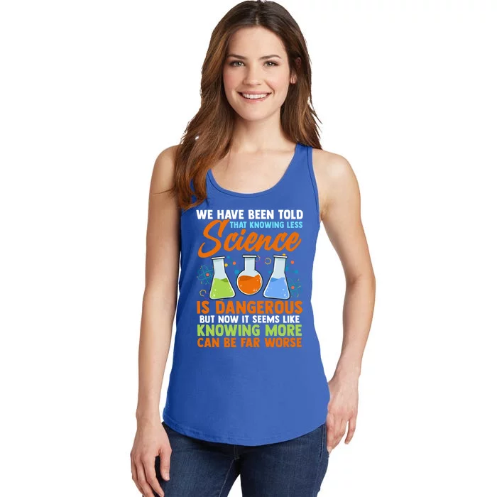 Funny Scientist Science Humor Gift Ladies Essential Tank