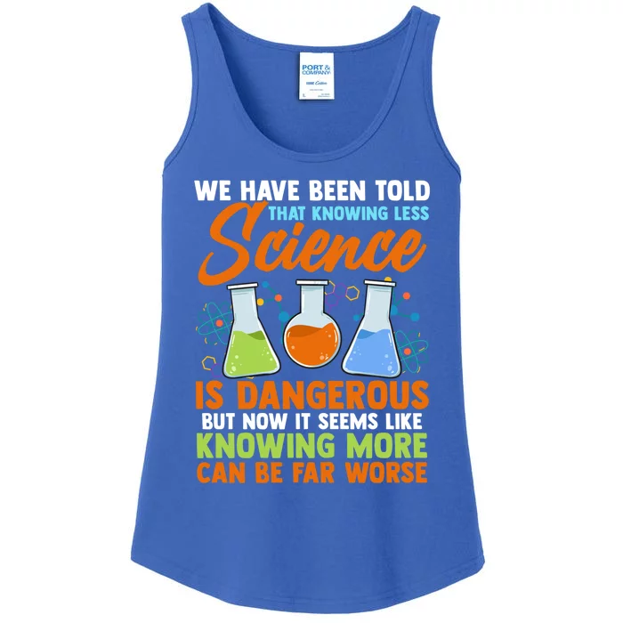 Funny Scientist Science Humor Gift Ladies Essential Tank