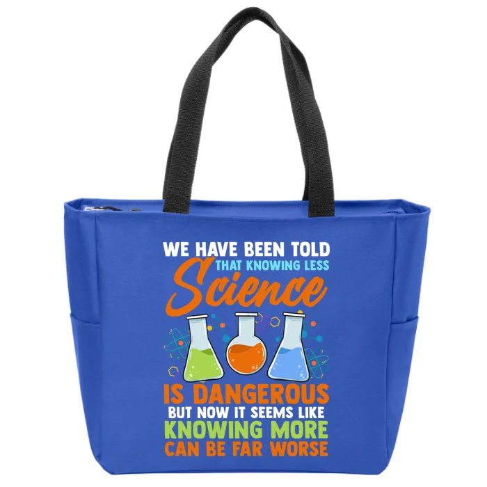 Funny Scientist Science Humor Gift Zip Tote Bag