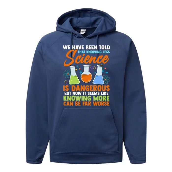 Funny Scientist Science Humor Gift Performance Fleece Hoodie