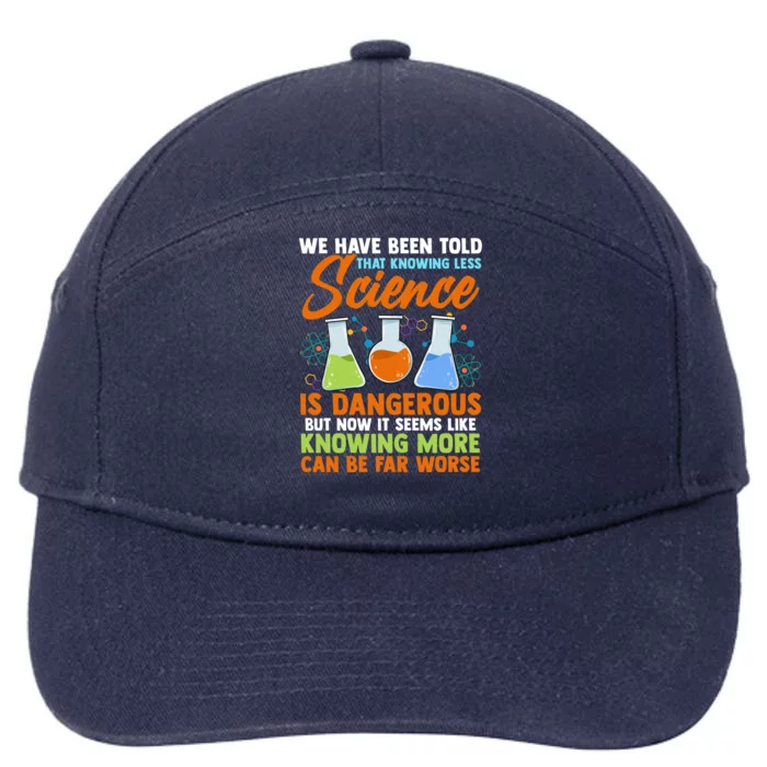 Funny Scientist Science Humor Gift 7-Panel Snapback Hat