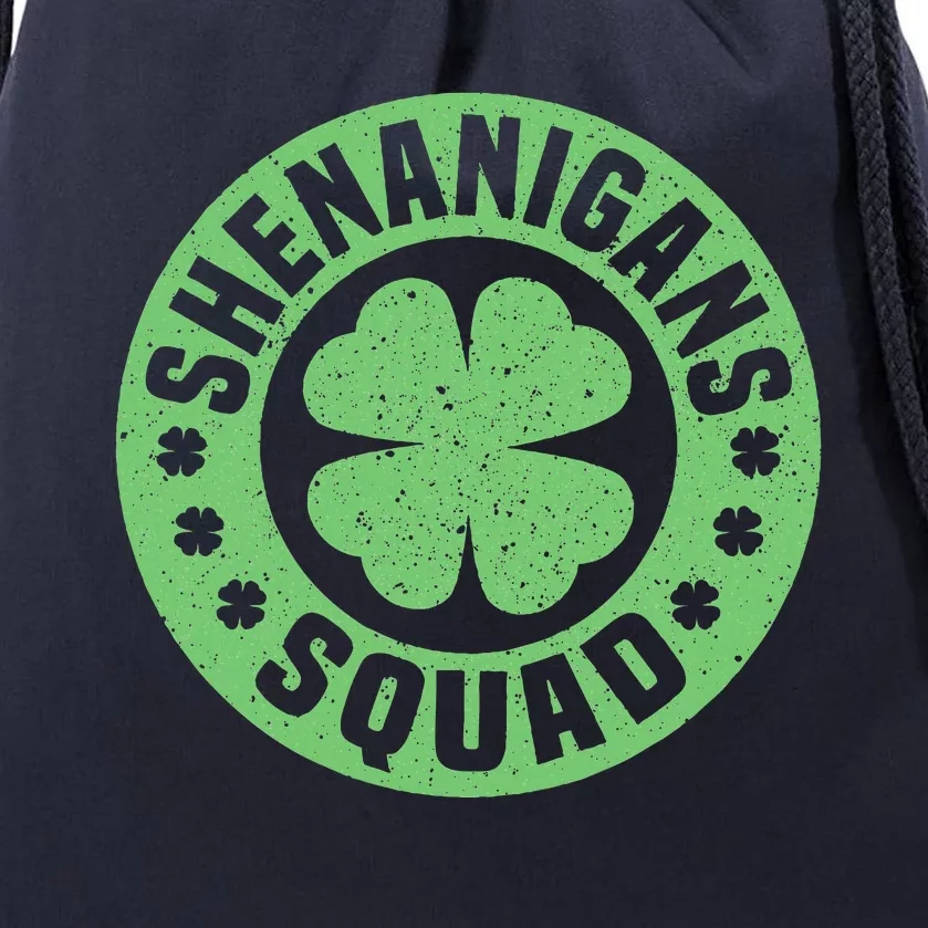 Funny Shenanigans Squad Happy St. Patrick's Day Outfit Drawstring Bag