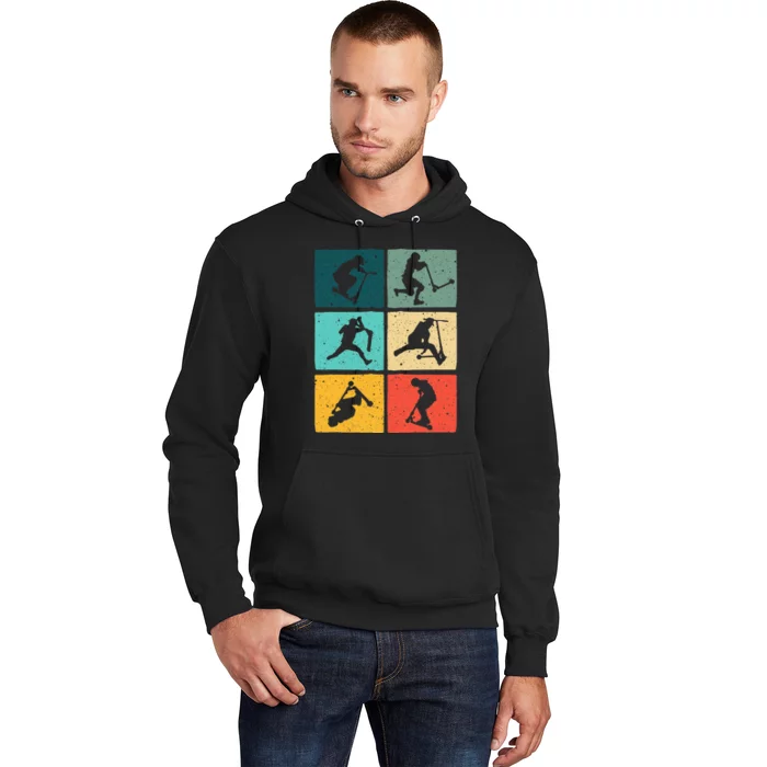 Funny Scooters Stunt Vintage Art For Women Best Riders Hoodie