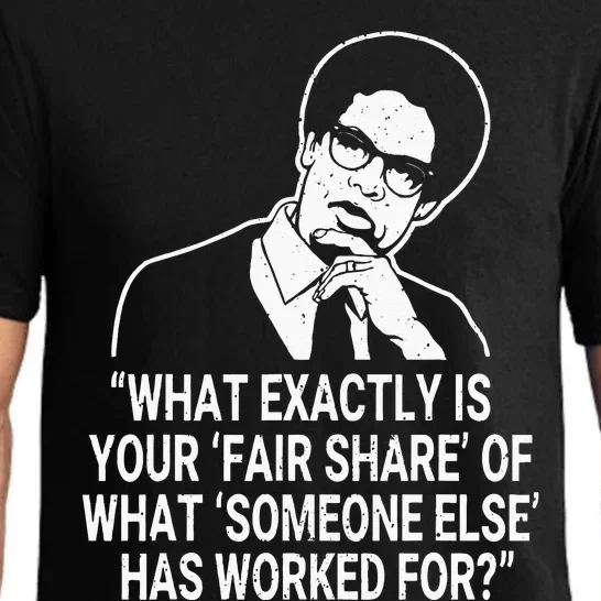 Fair Share Sowell Quotes Thomas Economist Black History Pajama Set