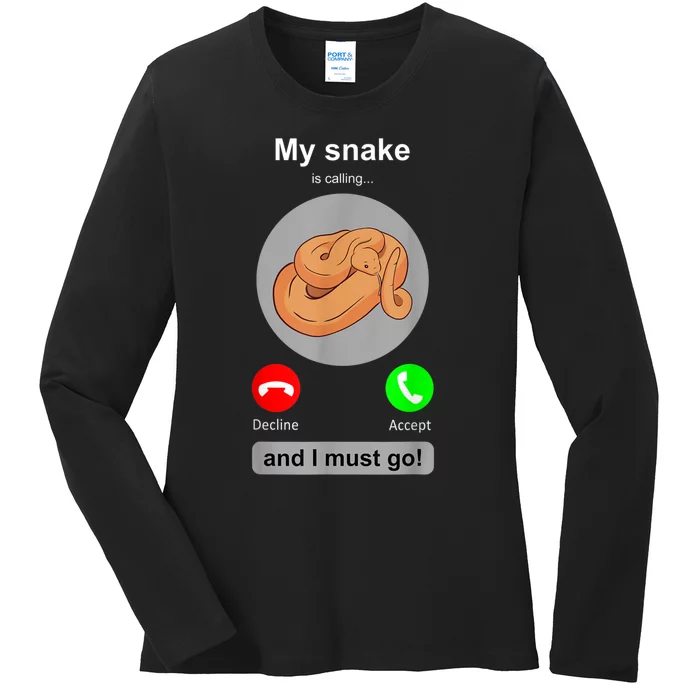 Funny Snake Snake Lover Snake Owner Collector Gift Ladies Long Sleeve Shirt