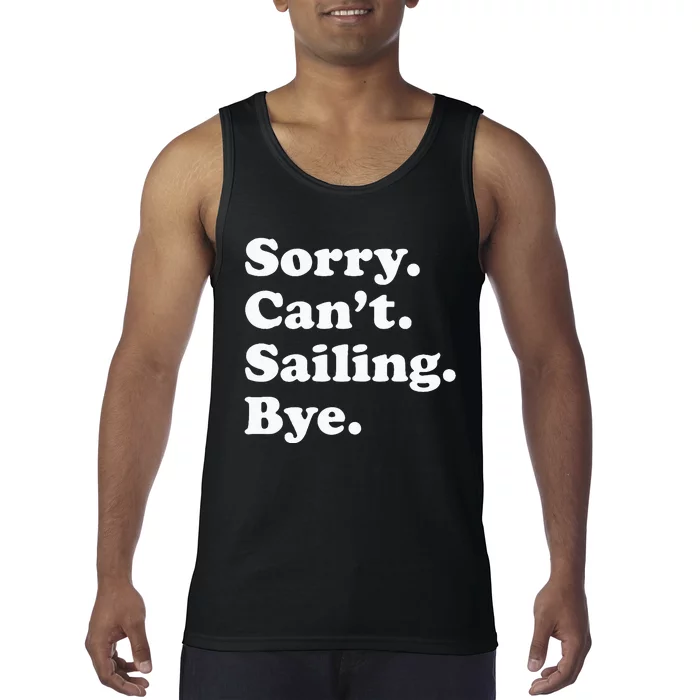 Funny Sailing Sailboat Gift For Men Women Tank Top