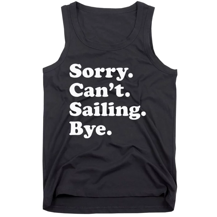 Funny Sailing Sailboat Gift For Men Women Tank Top