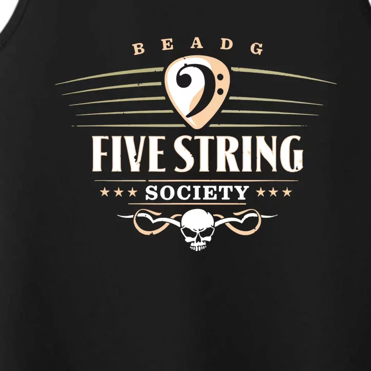 Five String Society For 5 String Bass Guitar Players Performance Tank