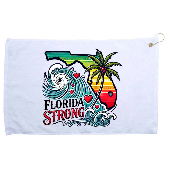 Florida Strong Support Pray For Tampa Bay Strong Community Grommeted Golf Towel