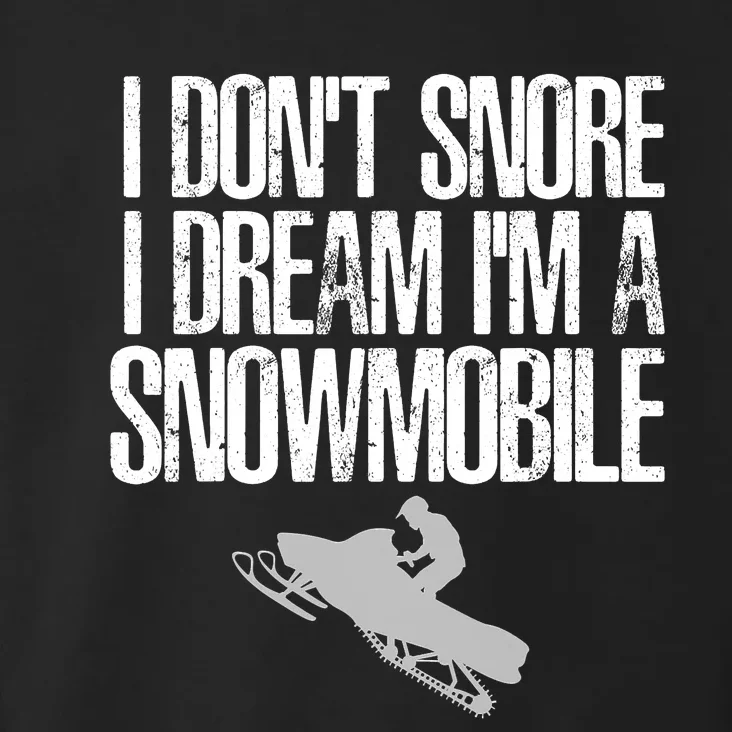 Funny Snowmobile Shirt Snowmobiling Lovers Sport Fans Toddler Hoodie