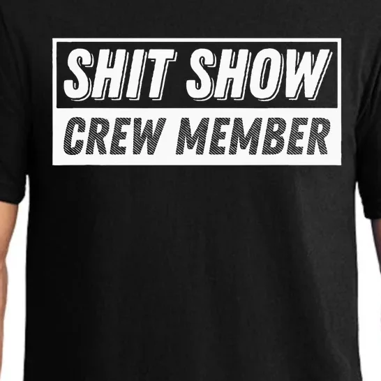 Funny S.H.I.T Show Crew Member Hilarious For Adults Pajama Set