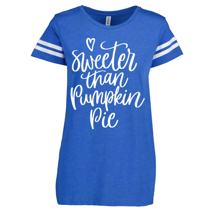 Fall Season Sweeter Than Pumpkin Pie Adv009b Gift Enza Ladies Jersey Football T-Shirt