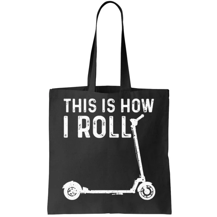 Funny Stunt Scooters Art For Men Women Best Rider Enthusiast Tote Bag