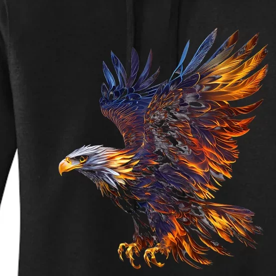 Fiery Steller's Seaeagle Women's Pullover Hoodie