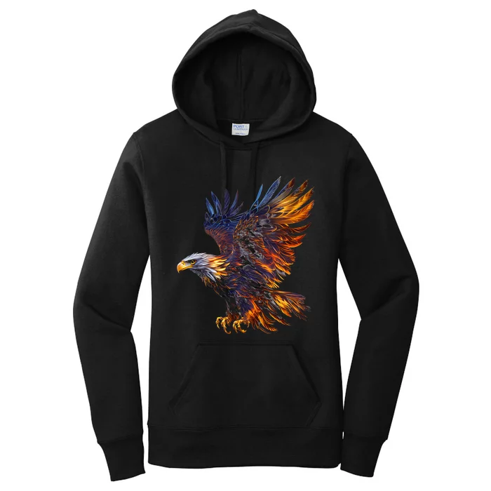 Fiery Steller's Seaeagle Women's Pullover Hoodie