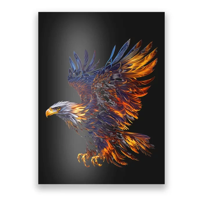 Fiery Steller's Seaeagle Poster